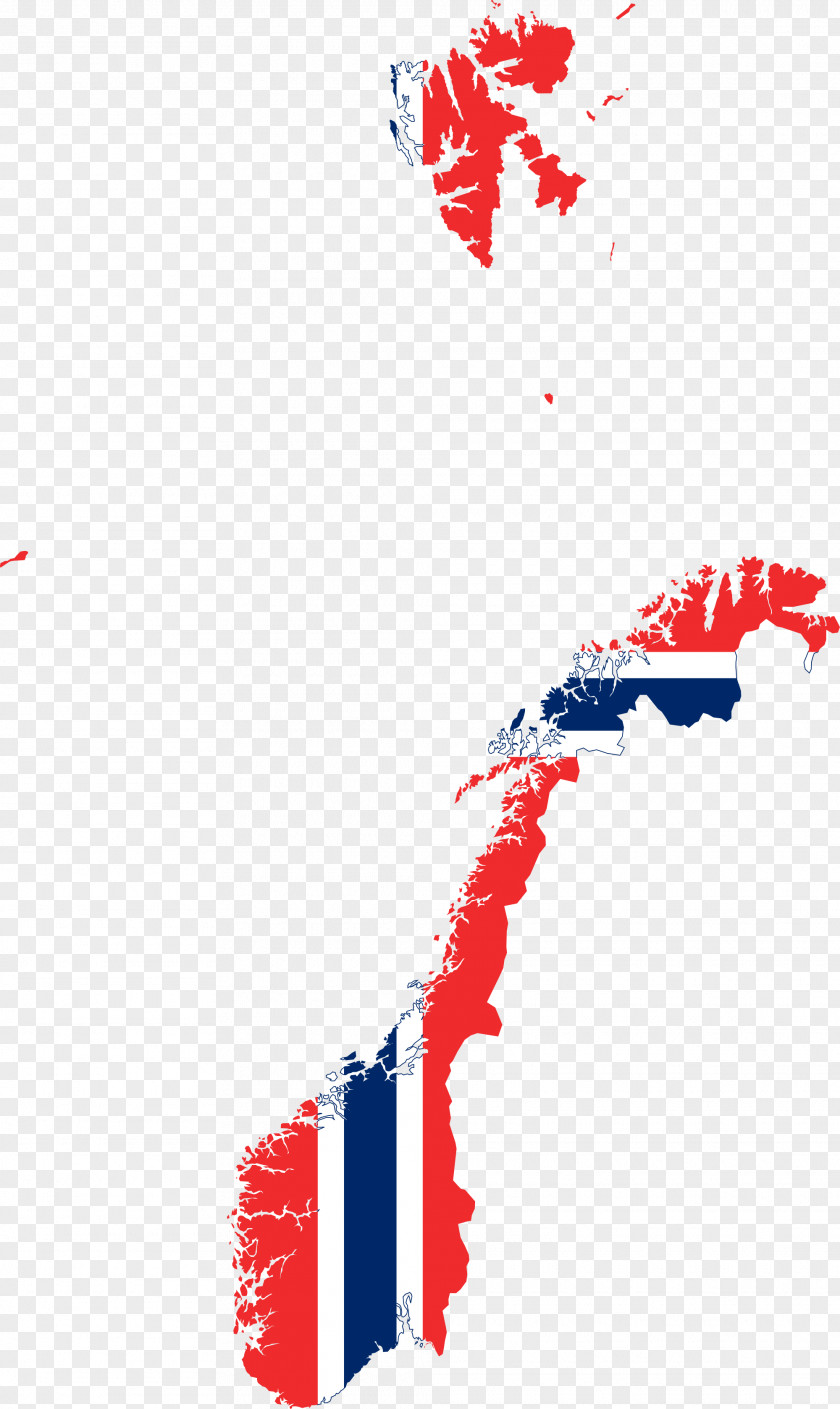 Map Flag Of Norway PNG