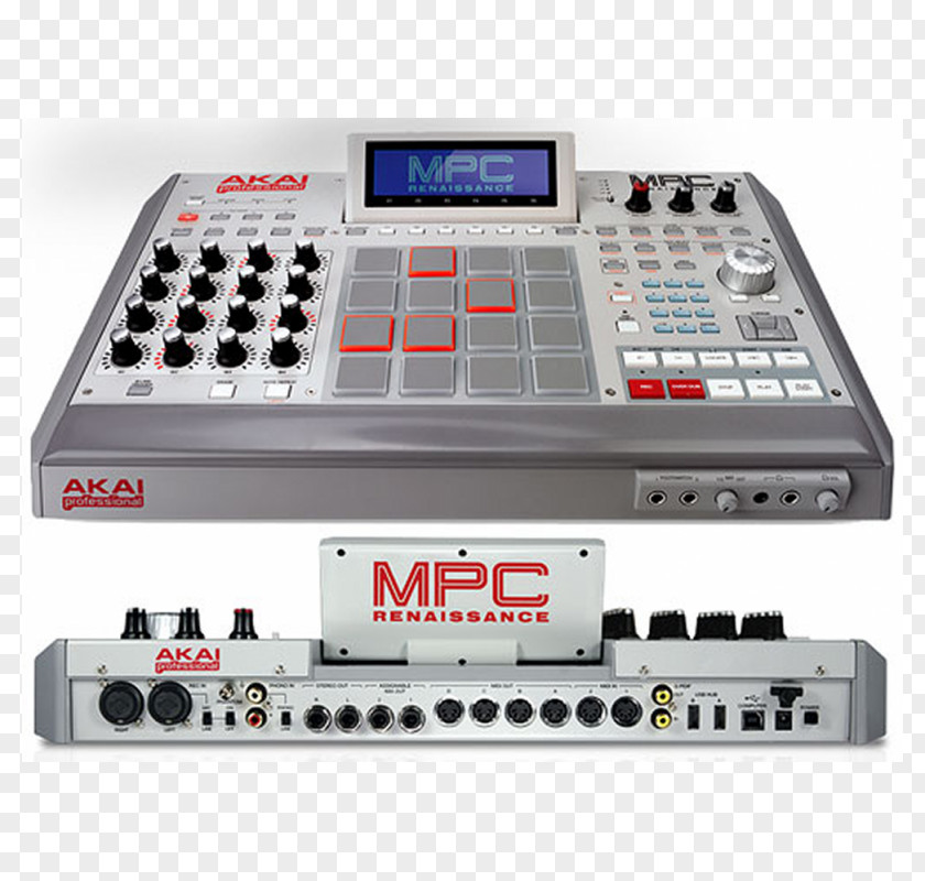 Sound Synthesizers Akai MPC Renaissance Music Production Controller Producer PNG Producer, musical instruments clipart PNG