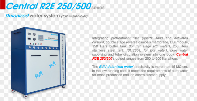 Water Purified Ultrapure Reverse Osmosis System PNG