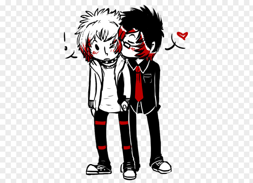 Animation Drawing Emo PNG