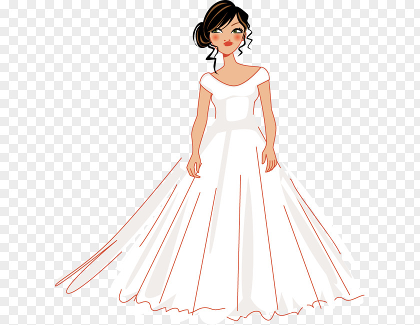 Bride Wedding Dress Gown Party PNG