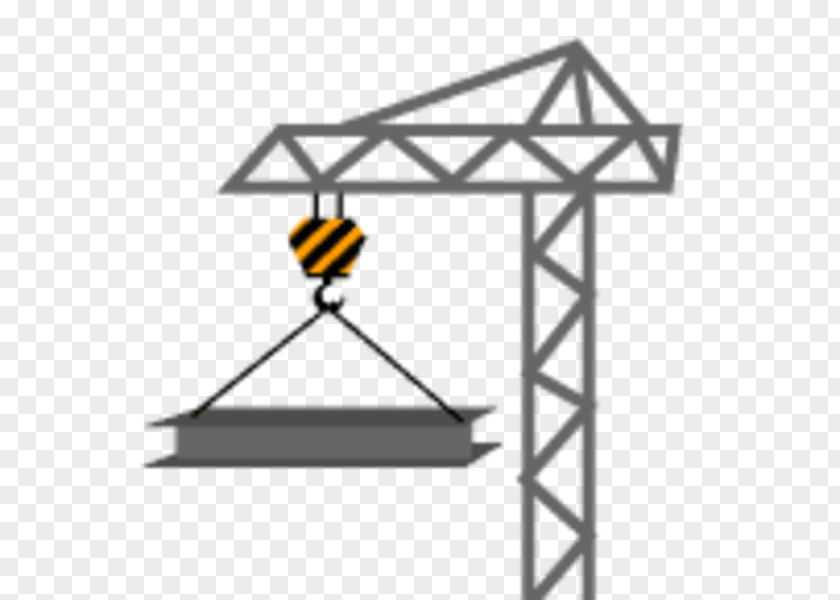Crane Architectural Engineering Metal Construction Beam Clip Art PNG