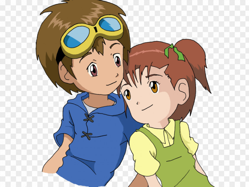 Digimon Takato Matsuki Jeri Katou Masters Guilmon Terriermon PNG