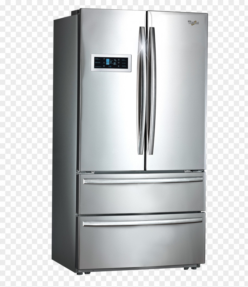 Fridge Refrigerator Whirlpool Corporation Auto-defrost Home Appliance Inverter Compressor PNG