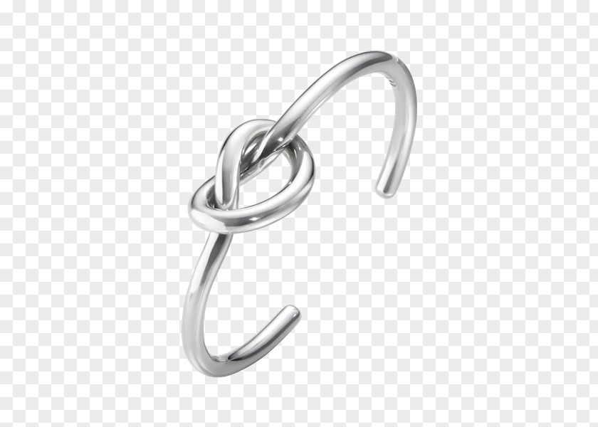 Infinity Knot Jewellery True Lover's Georg Jensen Love Bangle In Sterling Silver Ring PNG
