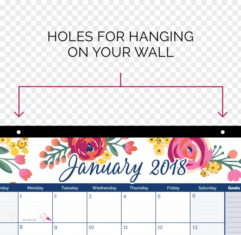 Wall Calendar Desk Pad 0 Personal Organizer PNG