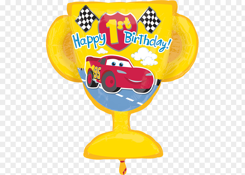 Car Cars Balloon Birthday Lightning McQueen PNG
