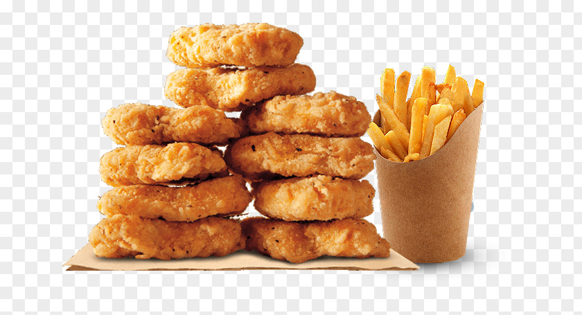 Chicken Burger King Nuggets Hamburger Fingers French Fries PNG