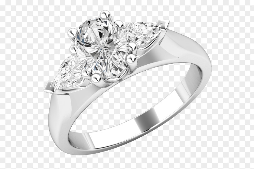 Diamond Rings Women Earring Wedding Ring Engagement PNG