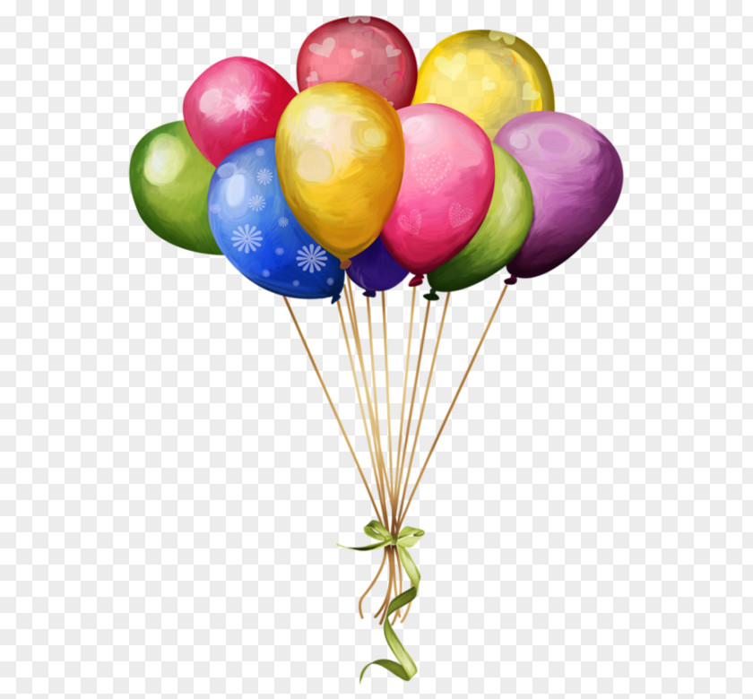 Hand Colored Balloons Balloon Clip Art PNG