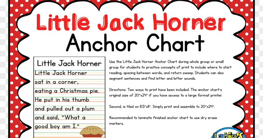 Jack Horner Thumbnail Letter Student Reference Cards Alphabet Font PNG