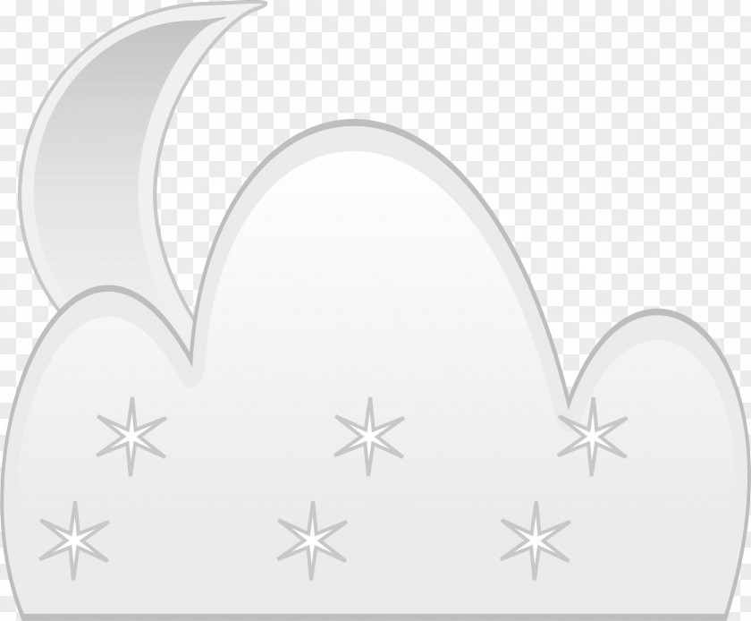 Moon And Clouds Openclipart Clip Art Image PNG