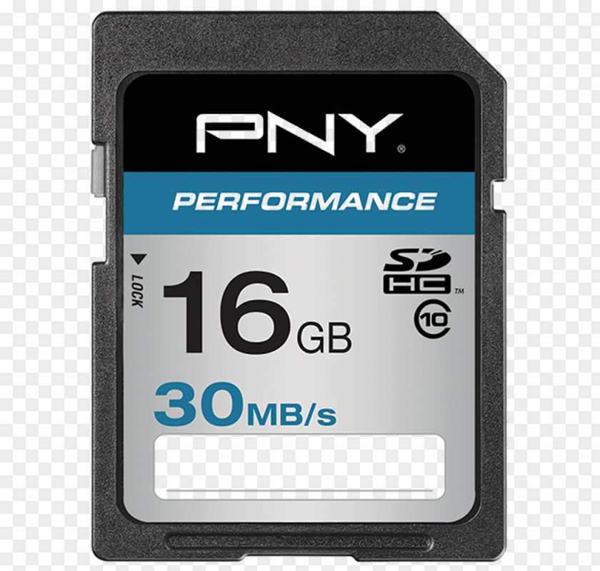 Secure Societely SDHC Digital Flash Memory Cards PNY Technologies Computer Data Storage PNG
