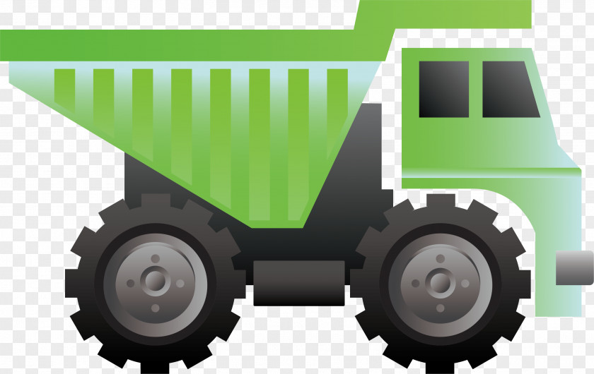 Truck Vector Element Architectural Engineering Tool Heavy Equipment Clip Art PNG