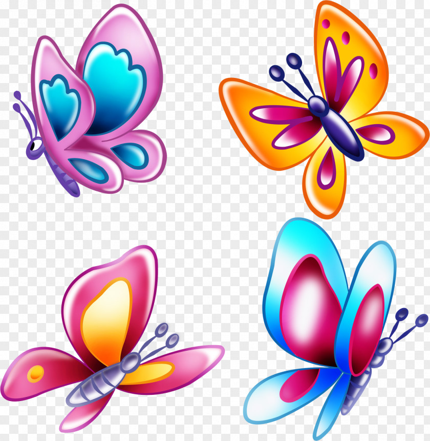 Twins Butterfly Insect Clip Art Caterpillar PNG
