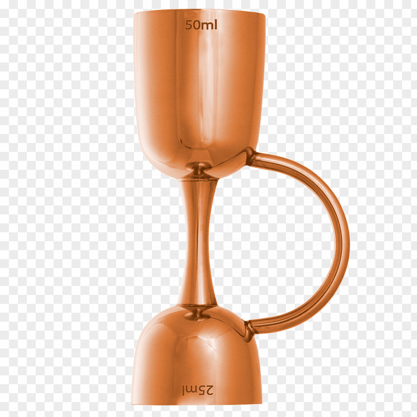 Cocktail Jigger Milliliter Measurement Gold PNG