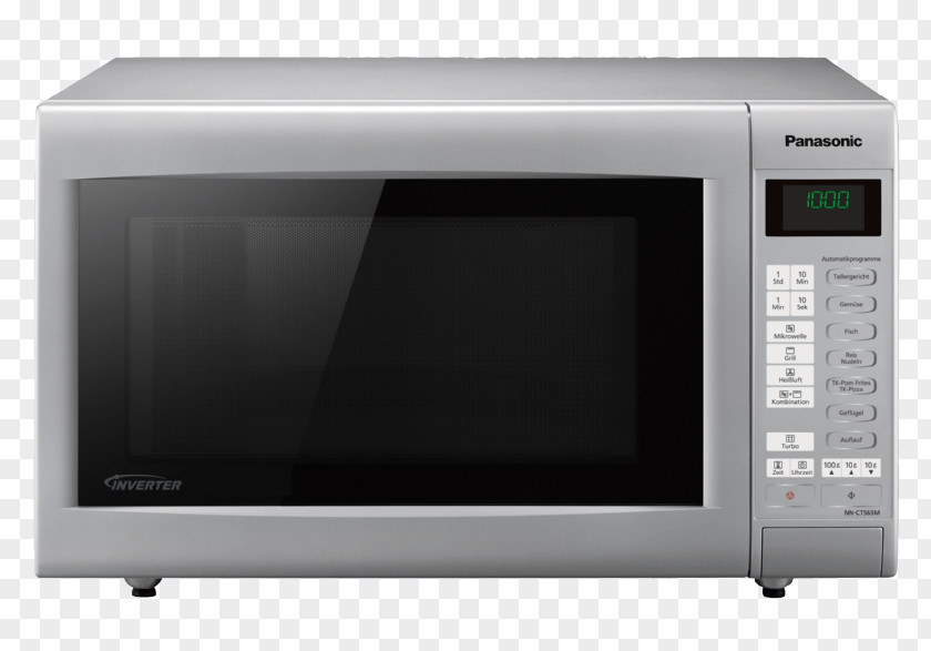 Watt Microwave Ovens Panasonic NN-CT565MBPQ PNG