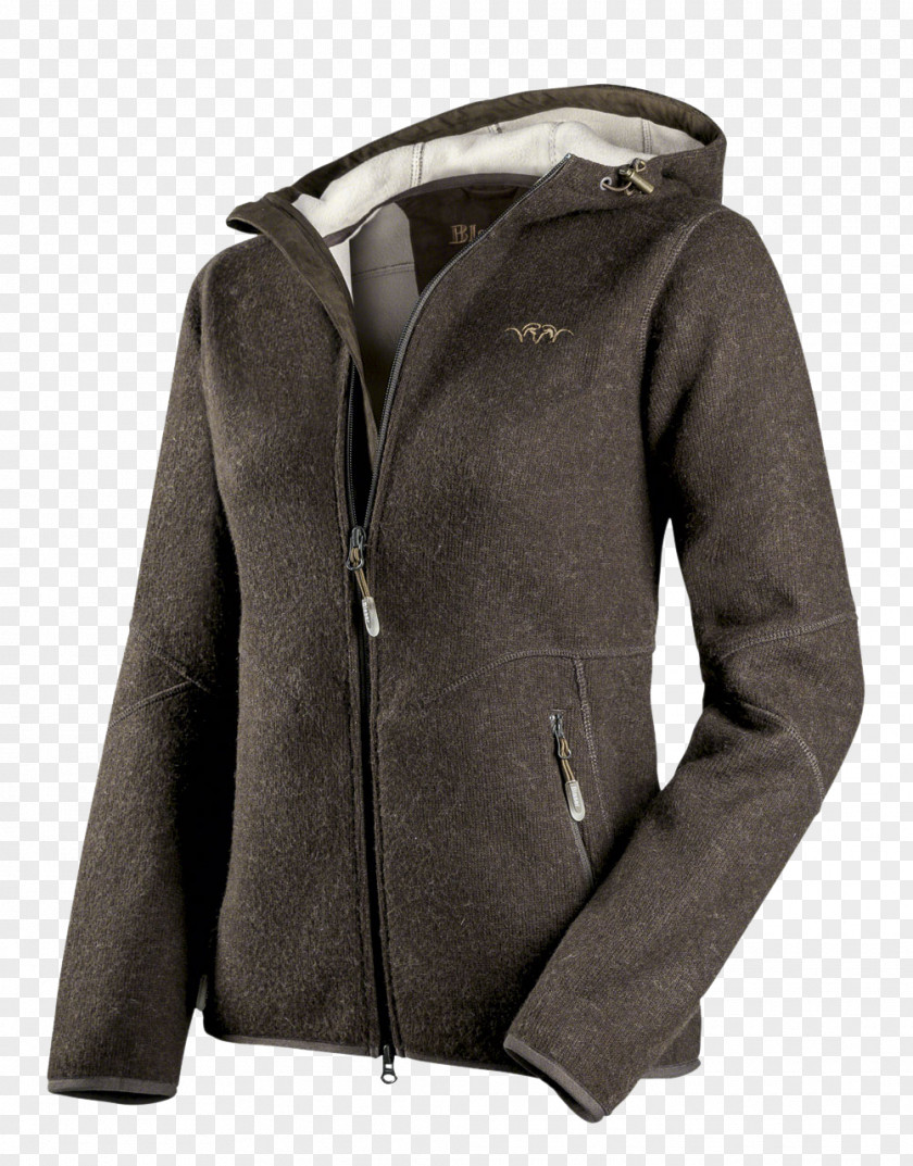 Wool Jacket Hoodie Polar Fleece Zipper Pocket PNG