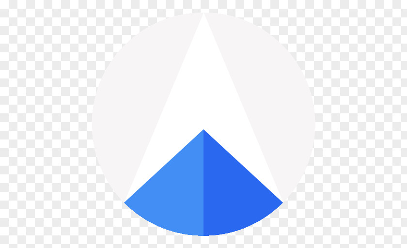 App Sparrow Blue Triangle Logo Brand Symbol PNG