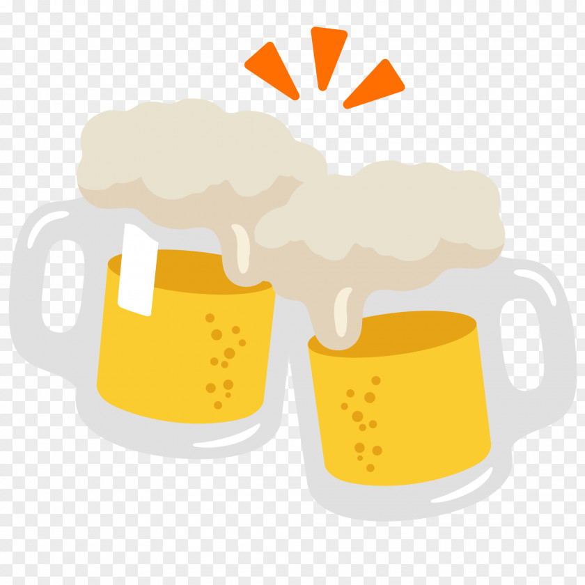 Beer Glasses Emoji Mug Drink PNG