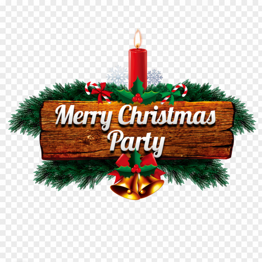 Creative Christmas Decoration Card PNG