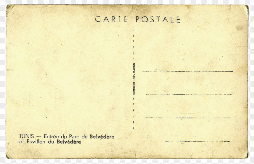 Old Letter Paper Postcard PNG