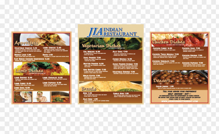 Restaurant Menu Design Advertising Flyer Brochure Recipe Brand PNG