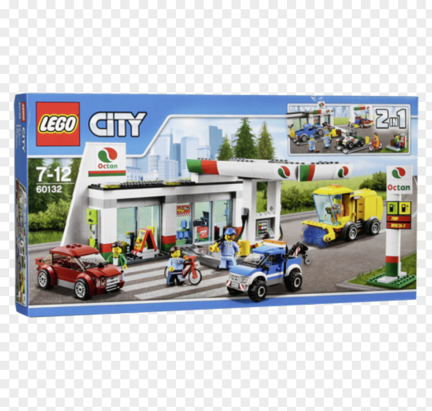 Toy Lego City LEGO 60132 Service Station Trains PNG