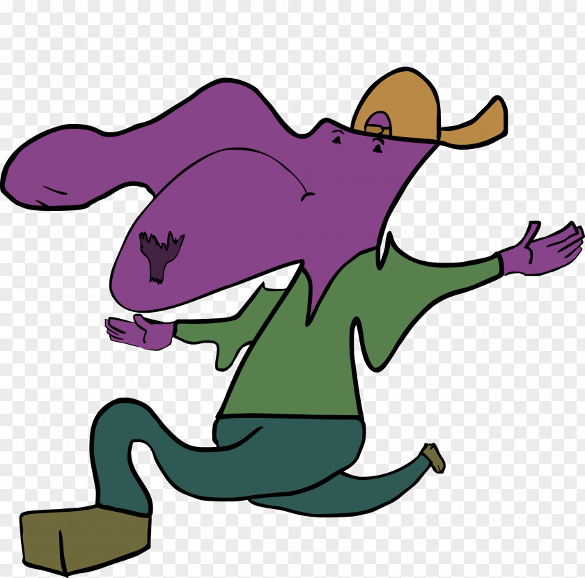 Vigorous Amphibian Cartoon Character Clip Art PNG