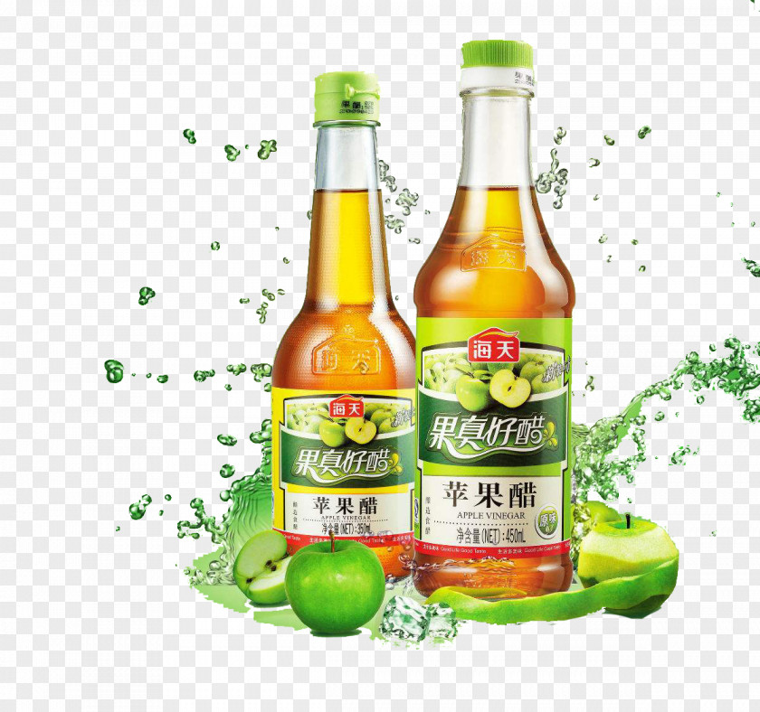 Apple Cider Vinegar Decorative Product Design Material Juice Beer Liqueur PNG