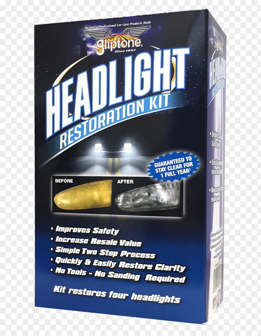 Car Headlamp Plastic Headlight Restoration Putty PNG