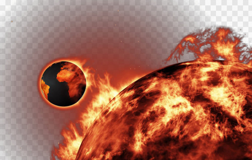 Fireball Atmosphere Of Earth Sun Earths Magnetic Field Stock Photography PNG