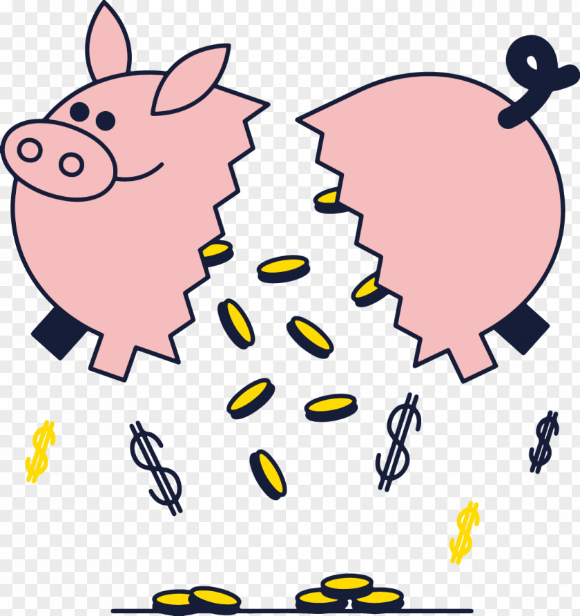 Vector Piggy Bank Defined Benefit Pension Plan Contribution Employee Benefits Money PNG
