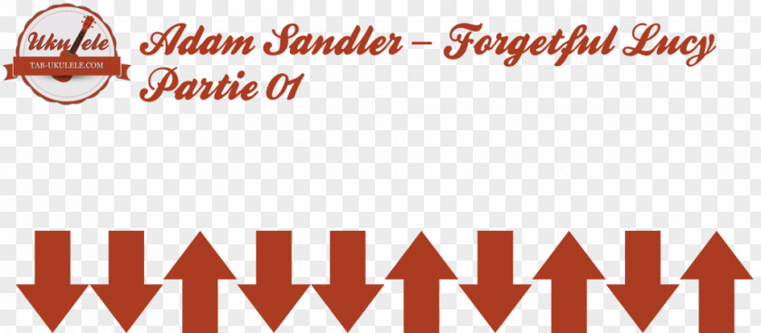 Adam Sandler Logo Forgetful Lucy Chord Ukulele Strum PNG