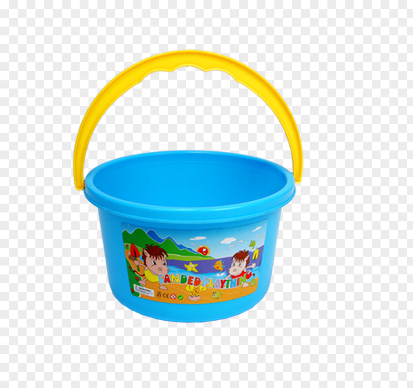 Cartoon Bucket Toy Designer PNG