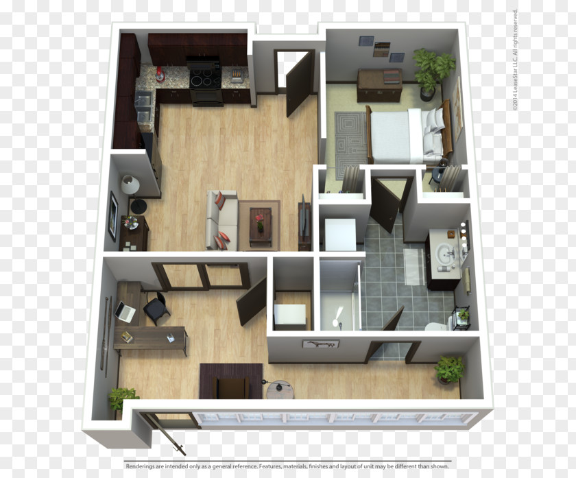 Loft Apartment Floor Plans 3d Plan Frederick Lofts PNG