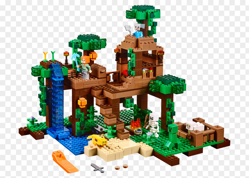 Minecraft LEGO 21125 Jungle Tree House Lego PNG