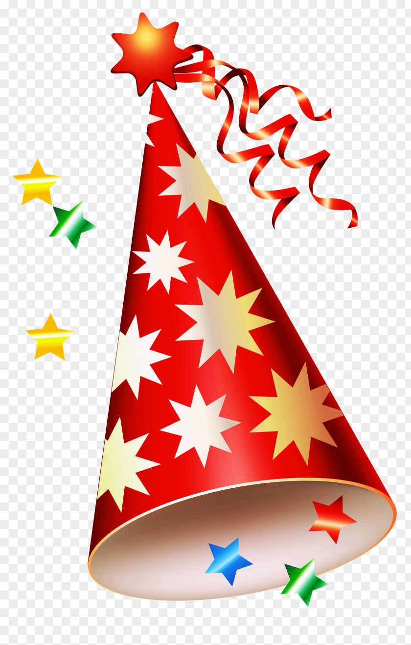 Red Party Hat Transparent Clipart Birthday Clip Art PNG