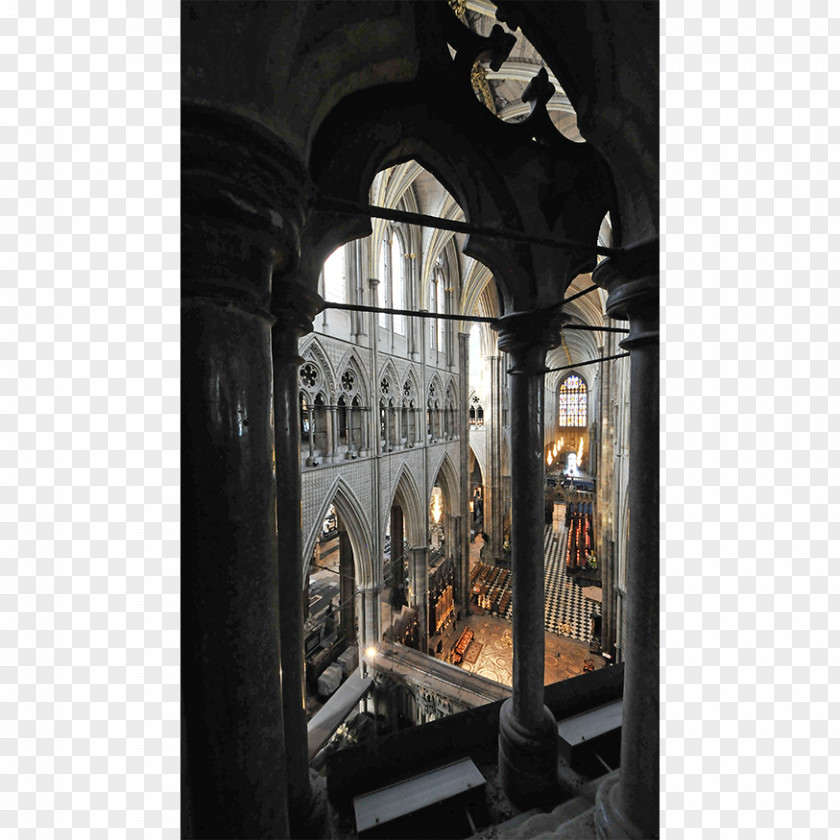 Westminster Abbey Triforium Arch Nave PNG