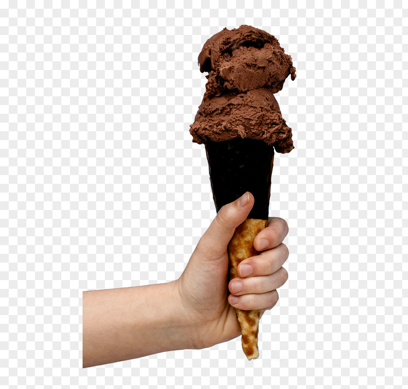 Ice Cream Chocolate Gelato Cones PNG