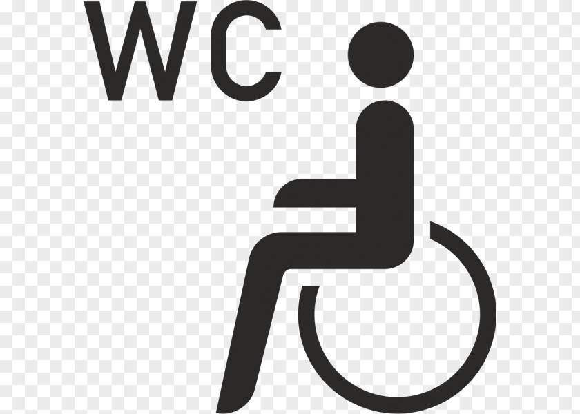 Toilet Sticker Disability Sign Pictogram PNG