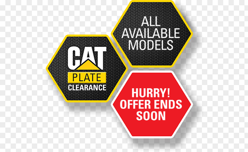 Clearance Caterpillar Inc. Logo Label Signage PNG