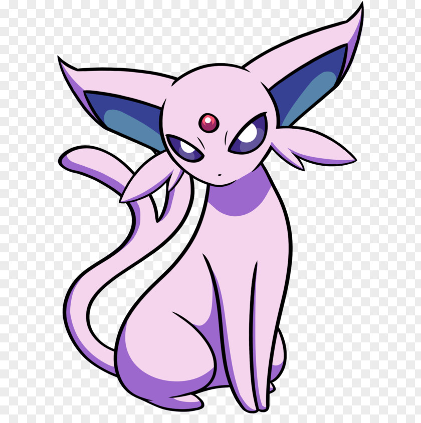 Espeon Purple Clip Art Image Domestic Rabbit PNG