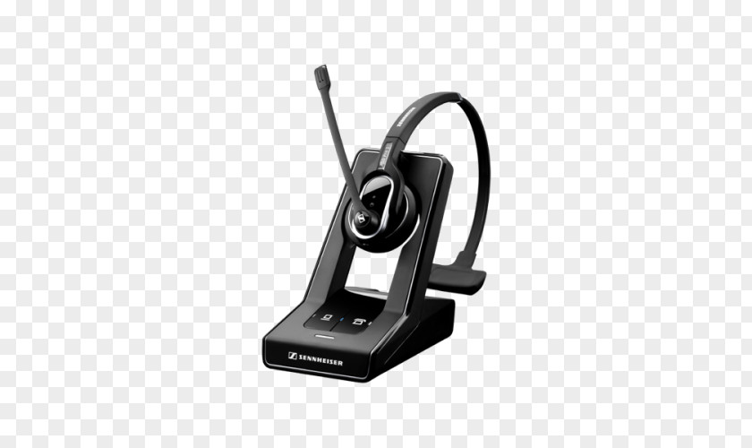 Microphone Authentic Sennheiser SD Pro 2 ML Wireless Headset And Base For Skype Open B 1 Digital Enhanced Cordless Telecommunications PNG