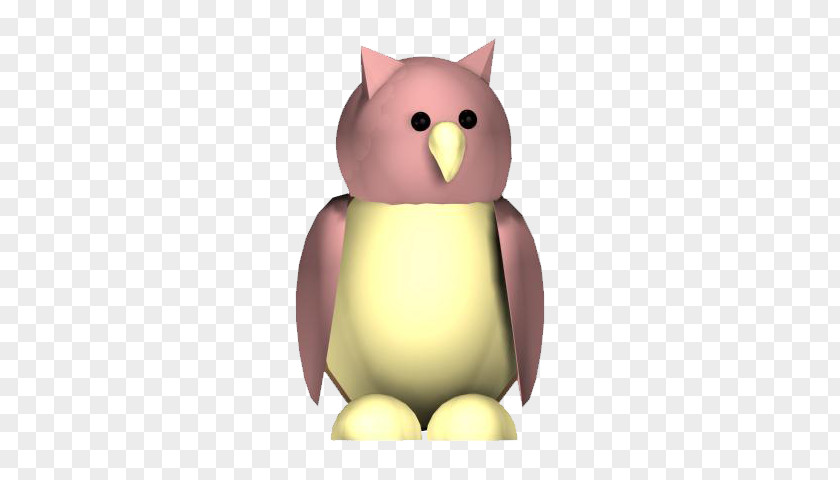 Pink Owl Animation Autodesk 3ds Max 3D Computer Graphics PNG
