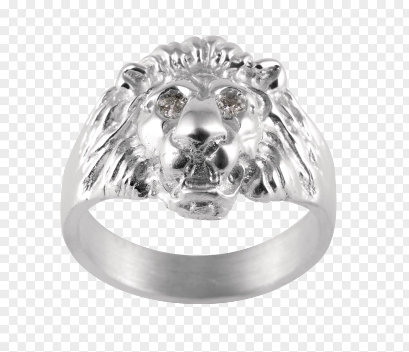 Ring Lionhead Rabbit Silver Bracelet Bijou PNG