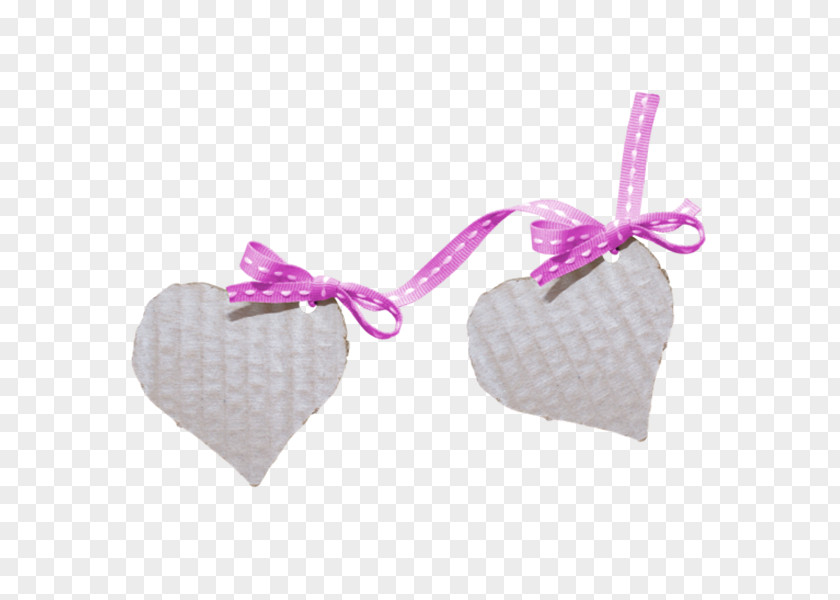 Simple Heart Paper PNG