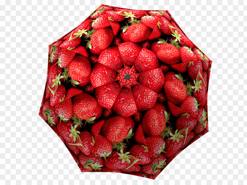 Strawberry Christmas Gift Holiday Umbrella PNG