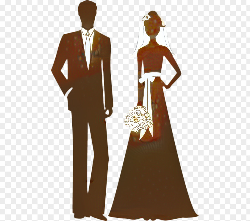 Style Sleeve Bride And Groom PNG
