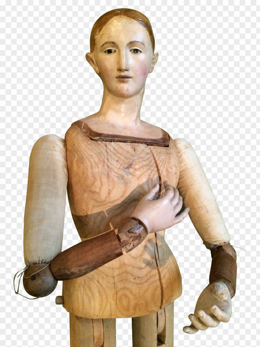 Carton Sculpture Mannequin Figurine Arm Shoulder PNG